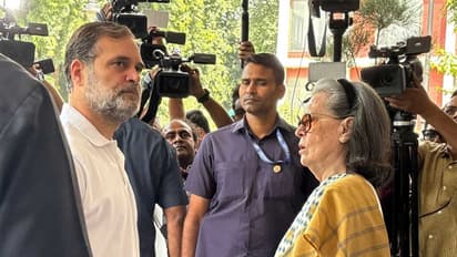 Leader of Opposition in Lok Sabha Rahul Gandhi and Congress leader Sonia Gandhi (Photo/ANI)