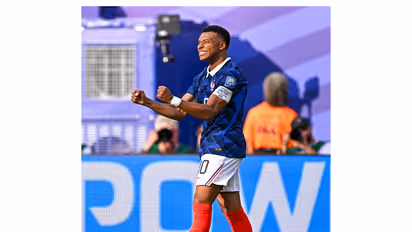 Kylian Mbappe celebrating (Photo: X/@equipedefrance)
