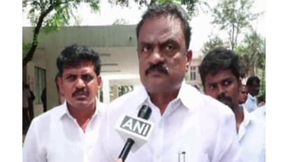 Newly elected TVK MLA from Sulur constituency NM Sukumar (Photo/ANI)