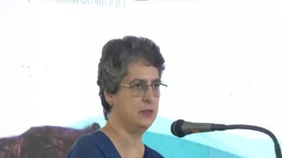 Congress MP Priyanka Gandhi Vadra after laying foundation stone for Wayanad landslide victims (Photo/ANI)