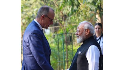 Prime Minister Narendra Modi with German Federal Chancellor Friedrich Merz (File Photo/X@narendramodi)