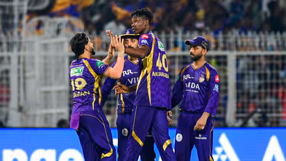 KKR players in action (Photo: ANI)