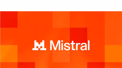 Mistral AI logo (Photo/X/@MistralAI)