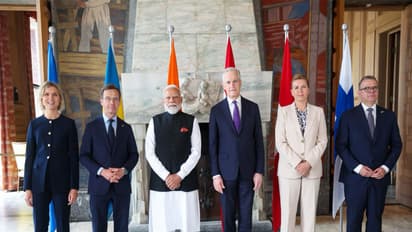 Leaders at 3rd India-Nordic Summit (Photo/X@NarendraModi)