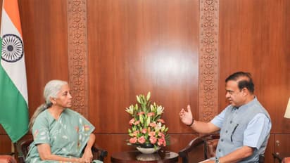 Assam Chief Minister Himanta Biswa Sarma with Union Finance Minister Nirmala Sitharaman (Photo/X/@himantabiswa)