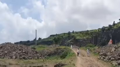 Visual of Khavda hill (Photo/ANI)