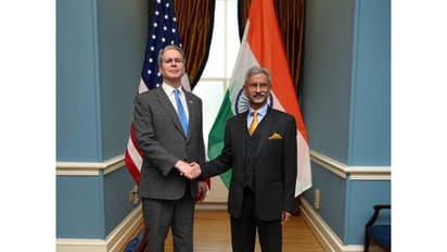 External Affairs Minister S Jaishankar with US Treasury Secretary Scott Bessent (Photo/X@DrSJaishankar)