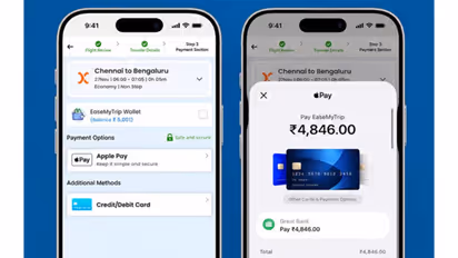 EaseMyTrip joins Apple Pay India launch (Photo/X/@EaseMyTrip)