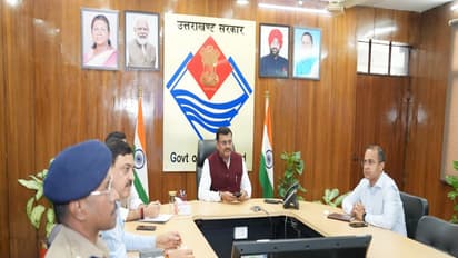 Chief Secretary Anand Bardhan chaired a meeting at the Secretariat with senior officials (Photo/ANI)
