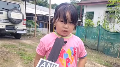 Four-year-old girl from Arunachal Pradesh, Tinkle Karga Gongo (Photo/ANI)