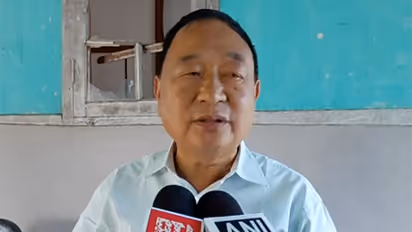 Ninong Ering, MLA from the 37-Pasighat West Assembly constituency (Photo/ANI)