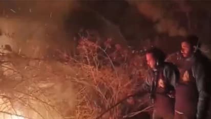 Forest fire breaks out Rajwar,