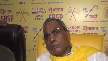 Uttar Pradesh Cabinet Minister Om Prakash Rajbhar (Photo/ANI)