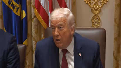 US President Donald Trump speaks at the White House (Image Source: The White House/YouTube)