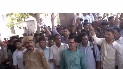Visual from Jaipur’s Sawai Man Singh (SMS) Hospital (Photo/ANI)