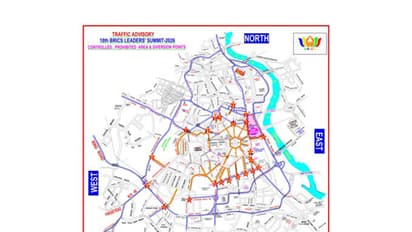 Delhi Police issues traffic advisory (Photo/X/@dtptraffic)