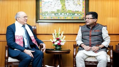 Union Minister of State for External Affairs Pabitra Margherita meets El Salvador's Ambassador to India, Guillermo Rubio Funes. (Photo: X/@PmargheritaBJP)