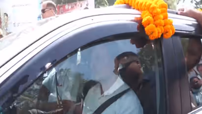 Rahul Gandhi arrives in Sultanpur Special MP/MLA court (Photo/ANI)