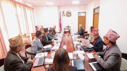 Nepal government announces lifting of the ban on Indian high-denomination currency notes following a Cabinet decision. (Image Source: Nepal PMO)