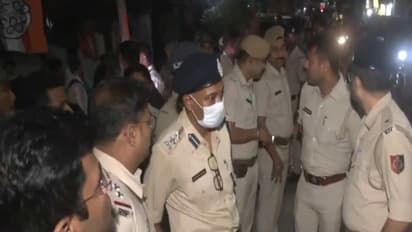 Police deployed in Baranagar, West Bengal after TMC and BJP supporters clash (Photo/ANI)