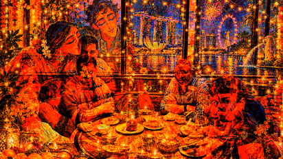Artwork by Suvir Saran (Photo/SuvirSaran)