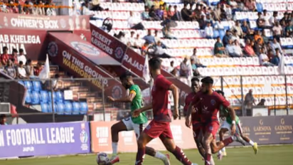 Rajasthan United and Gokukam Kerala in action (Photo: IFL)
