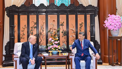 Chinese President Xi Jinping and US President Donald Trump (Photo/X/@SpoxCHN_MaoNing)
