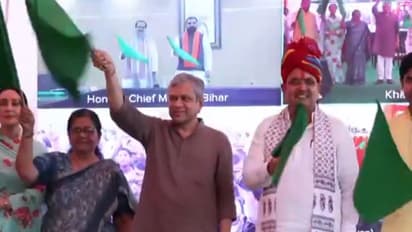 Union Minister Ashwini Vaishnaw and Rajasthan Chief Minister Bhajanlal Sharma (Photo/ANI)