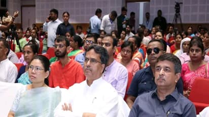 CM Manik Saha attends PM Modi's Mann Ki Baat Programme (Photo/ANI)