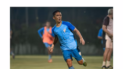 Sunil Chhetri. (Photo: ANI)