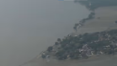 Aerial view of the flood affected areas (Photo/ANI)