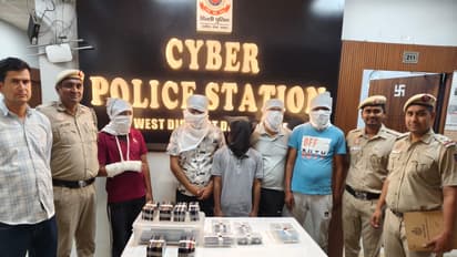 West district cyber team busts ₹40 crore fraud network, 35 accused arrested (Photo/ANI)