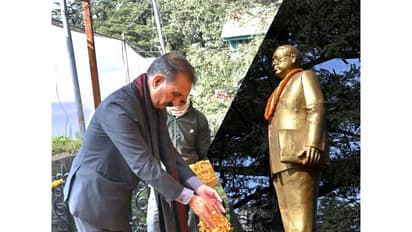 Himachal Pradesh Chief Minister Sukhvinder Singh Sukhu pays tribute (Photo/CMO)