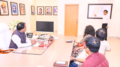 Odisha CM Majhi reviews rain situation amid deep depression over Bay of Bengal (Photo/CMO)
