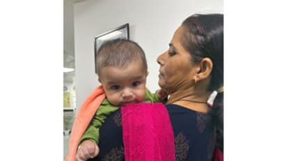 Four-month-old infant patient (Photo/ANI)