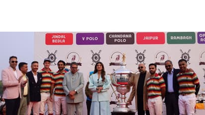 Jaipur Polo team with the title. (Photo: Jaipur Polo)