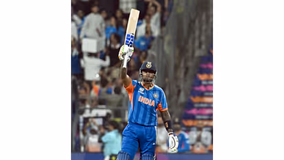 Indian skipper Suryakumar Yadav. (Photo: ANI)