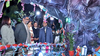 Chief Minister of Jharkhand Hemant Soren at Christmas Celebrations (Photo/ANI)
