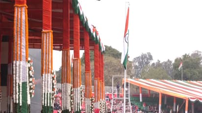 Jammu and Kashmir LG Manoj Sinha unfurls tricolour in Srinagar on Republic Day (Photo/ANI)