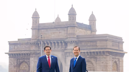 US State Secretary Marco Rubio and US envoy to India Sergio Gor (Photo/X/@SecRubio)