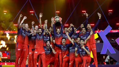 RCB players celebrating with trophy after IPL 2026 final win (Photo: X/@IPL)