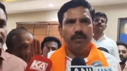 Karnataka BJP president B.Y. Vijayendra (Photo/ ANI)