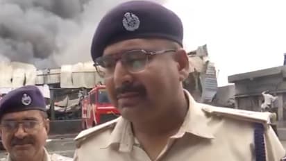 District Fire Officer Ritesh Pandey (Photo/ANI)
