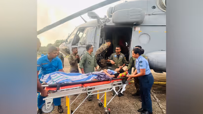IAF continued its rescue and relief operations in Sri Lanka on Monday (Photo/@IndiainSL)