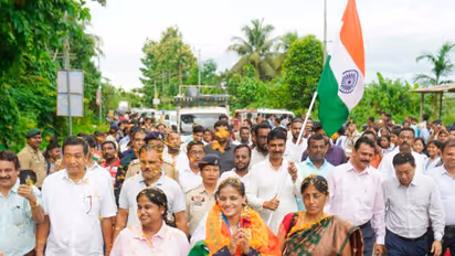 Asmita Dey receives grand homecoming in after CWG gold medal (Photo: CMO Tripura)