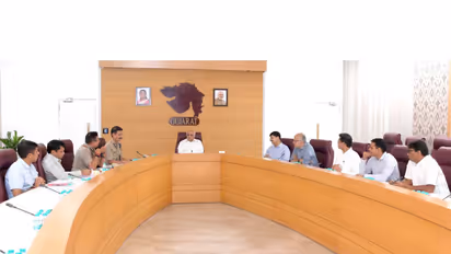 Gujarat CM Bhupendra Patel reviews preparations for 149th Lord Jagannath Rath Yatra (Photo/Gujarat CMO)