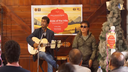 Darjeeling Himalayan Railway hosts 3-day Kurseong Station Mahotsav with Open Mic showcasing local youths talent (Photo/ANI)