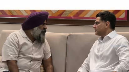 Punjab Congress chief Pargat Singh and Congress Punjab in-charge Sachin Pilot (Photo: Punjab Congress)