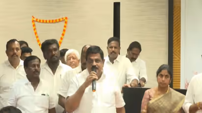 Former AIADMK members join TVK at party headquarters in Chennai (Photo/ANI)