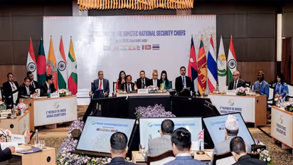 5th Meeting of the BIMSTEC National Security Chiefs, chaired by National Security Advisor (NSA) Ajit Doval (Photo/BIMSTEC Secretariat)